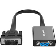 Конвертер видеосигнала UGREEN DVI(24+1) Male to VGA Female Active Converter DVI - VGA 0.3м Black (40259)