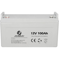 Аккумуляторная батарея JOHNRAY Deep Cycle GEL 12V-100AH (12В, 100Ач)