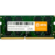 Модуль пам'яті ATRIA SO-DIMM DDR4 3200MHz 16GB (UAT43200CL22SK1/16)