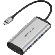 Порт-реплікатор VENTION 5-in-1 USB-C to HDMI/USB3.0x3/PD (CNBHB)