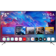 Телевізор VINGA 75" LED 4K S75UHD25BWEB