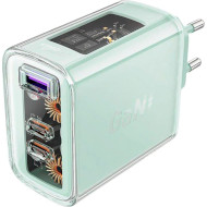 Зарядное устройство ACEFAST A45 Fast Charge Wall Charger GaN PD65W (2xUSB-C+1xUSB-A) Mountain Mist