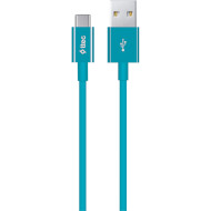 Кабель TTEC 2DK12 USB2.0 AM/Type-C 1.2м Turquoise (2DK12TZ)