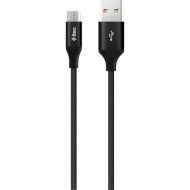 Кабель TTEC 2DK21 AlumiCable XL USB2.0 AM/Micro-BM 2м Black (2DK21S)