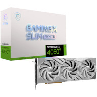 Відеокарта MSI GeForce RTX 4060 Ti Gaming X Slim White 16G (912-V517-012)