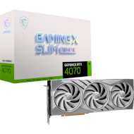 Відеокарта MSI GeForce RTX 4070 Gaming X Slim White 12G (912-V513-274)
