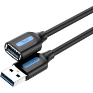 Кабель-подовжувач VENTION USB 3.0 AM/AF 2м Black (CBHBH)