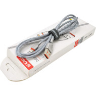 Кабель iKAKU Dianya USB-A for Lightning 1.2м Gray (KSC-188-L)
