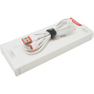 Кабель iKAKU Jianxun USB-A for Lightning 1м White (KSC-233-L)