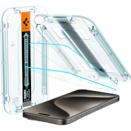Защитное стекло SPIGEN Glas.tR EZ Fit для iPhone 15 Pro 2-pack (AGL06892)