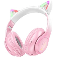 Навушники HOCO W42 Cat Ears Cherry Blossom