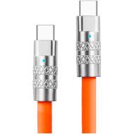 Кабель POWERPLANT USB Type-C to Type-C PD 120W 3м Orange (CA913923)
