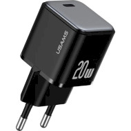 Зарядное устройство USAMS US-CC183 X-ron Single USB PD20W Fast Charger Black (CC183TC01)