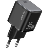 Зарядний пристрій USAMS US-CC186 X-ron Single USB PD30W Fast Charger Black (CC186TC01)
