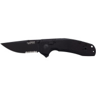 Складаний ніж SOG SOG-Tac XR Partially Serrated Black (12-38-03-41)