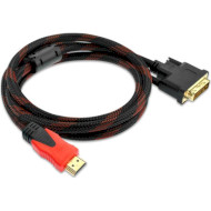 Кабель HDMI - DVI 1.5м Black (S0543)