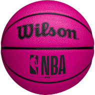 Міні-м'яч баскетбольний WILSON NBA DRV Mini Basketball Pink Size 3 (WZ3012802XB3)