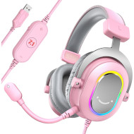 Навушники геймерскі FIFINE H6 Pink