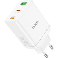 Зарядное устройство HOCO N33 Start 1xUSB-A, 2xUSB-C PD35W White (6931474795083)