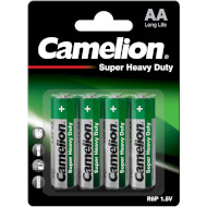 Батарейка CAMELION Super Heavy Duty AA 4шт/уп (10000406)
