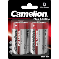 Батарейка CAMELION Plus Alkaline D 2шт/уп (11000220)