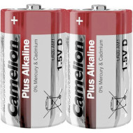 Батарейка CAMELION Plus Alkaline D 2шт/уп (11100220)