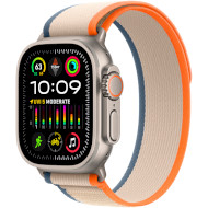 Смарт-часы APPLE Watch Ultra 2 GPS + Cellular Titanium Case with Orange/Beige Trail Loop M/L (MRF23UL/A)