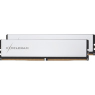 Модуль пам'яті EXCELERAM Black&White White DDR5 6200MHz 32GB Kit 2x16GB (EBW50320624040CD)