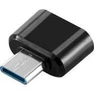 Адаптер XOKO AC-040 USB-A to Type-C Black (XK-AC040-BK)