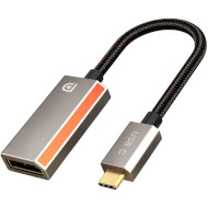 Адаптер CABLETIME 8K 60Hz USB-C - DisplayPort Gray (CP16A)