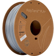 Пластик (філамент) для 3D принтера POLYMAKER PolyTerra PLA Plus 1.75mm, 1кг, Gray (PM70947)