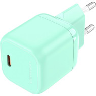 Зарядное устройство VENTION 30W GaN Fast Charger USB-C, PD3.0, QC4+ Green (FAKG0-EU)