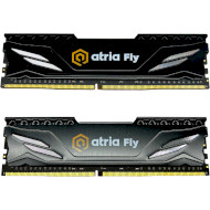 Модуль пам'яті ATRIA Fly Black DDR4 3200MHz 16GB Kit 2x8GB (UAT43200CL18BK2/16)