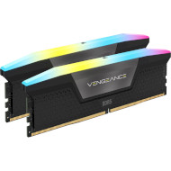 Модуль пам'яті CORSAIR Vengeance RGB Black DDR5 6400MHz 48GB Kit 2x24GB (CMH48GX5M2B6400C36)