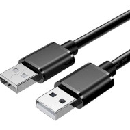 Кабель ESSAGER Extension Cable USB2.0 Male to Male 1м Black (EXCAA2-YT01)