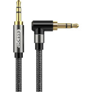 Кабель ESSAGER 90 Degree 3.5mm Jack Audio Cable mini-jack 3.5mm 1.5м Black (EYP35-WTA01)