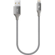 Кабель TTEC 2DK28 AlumiCable Mini USB2.0 AM/Lightning 0.3м Space Gray (2DK28UG)