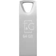 Флэшка T&G 117 Metal Series 64GB Silver (TG117SL-64G)