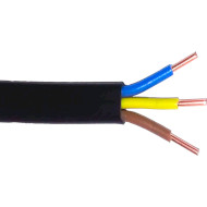 Силовий кабель ВВГнг-П LIVED 3x1.5мм² 100м, чорний