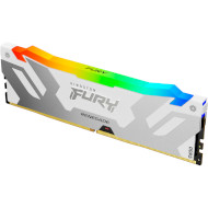 Модуль памяти KINGSTON FURY Renegade RGB White/Silver DDR5 6000MHz 16GB (KF560C32RWA-16)