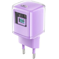 Зарядное устройство ACEFAST A53 Fast Charge Wall Charger GaN PD30W (1xUSB-C) Alfalfa Purple