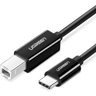 Кабель UGREEN US241 USB-C to USB-B 2м Black (50446)