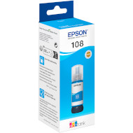 Контейнер с чернилами EPSON 108 Cyan (C13T09C24A)