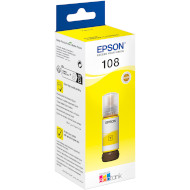 Контейнер з чорнилом EPSON 108 Yellow (C13T09C44A)