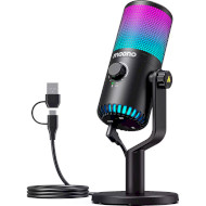 Мікрофон для стримінгу/подкастів MAONO DM30 RGB Black