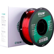 Пластик (филамент) для 3D принтера ESUN eTPU-95A 1.75mm, 1кг, Transparent Red (ETPU-95A175GR1)