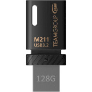 Флэшка TEAM M211 128GB USB+Type-C3.2 (TM2113128GB01)