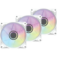 Комплект вентиляторов DARKFLASH Infinity 8 PWM ARGB White 3-Pack