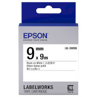 Стрічка EPSON LK-3WBN 9mm Black on White (C53S653003)