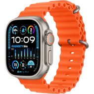 Смарт-годинник APPLE Watch Ultra 2 GPS + Cellular Titanium Case with Orange Ocean Band (MREH3UL/A)